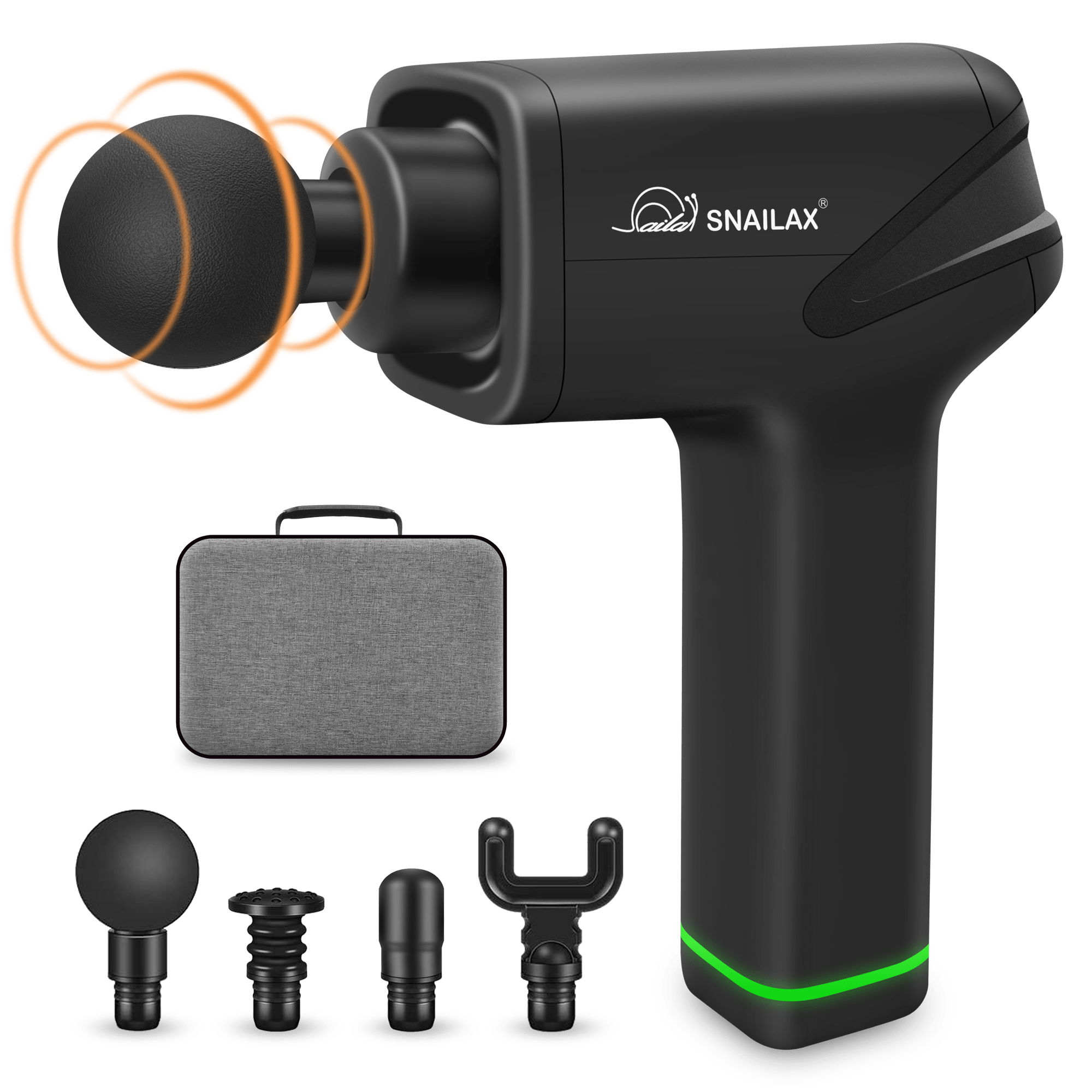 Snailax Percussion Massage Gun - Cordless Deep Tissue Massager for Athletes