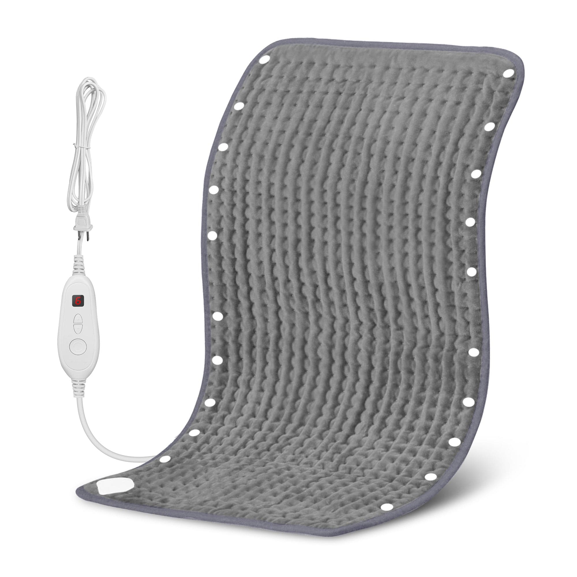 Snailax Electric Heating Pad for Back, Neck, Feet - Portable & Washable