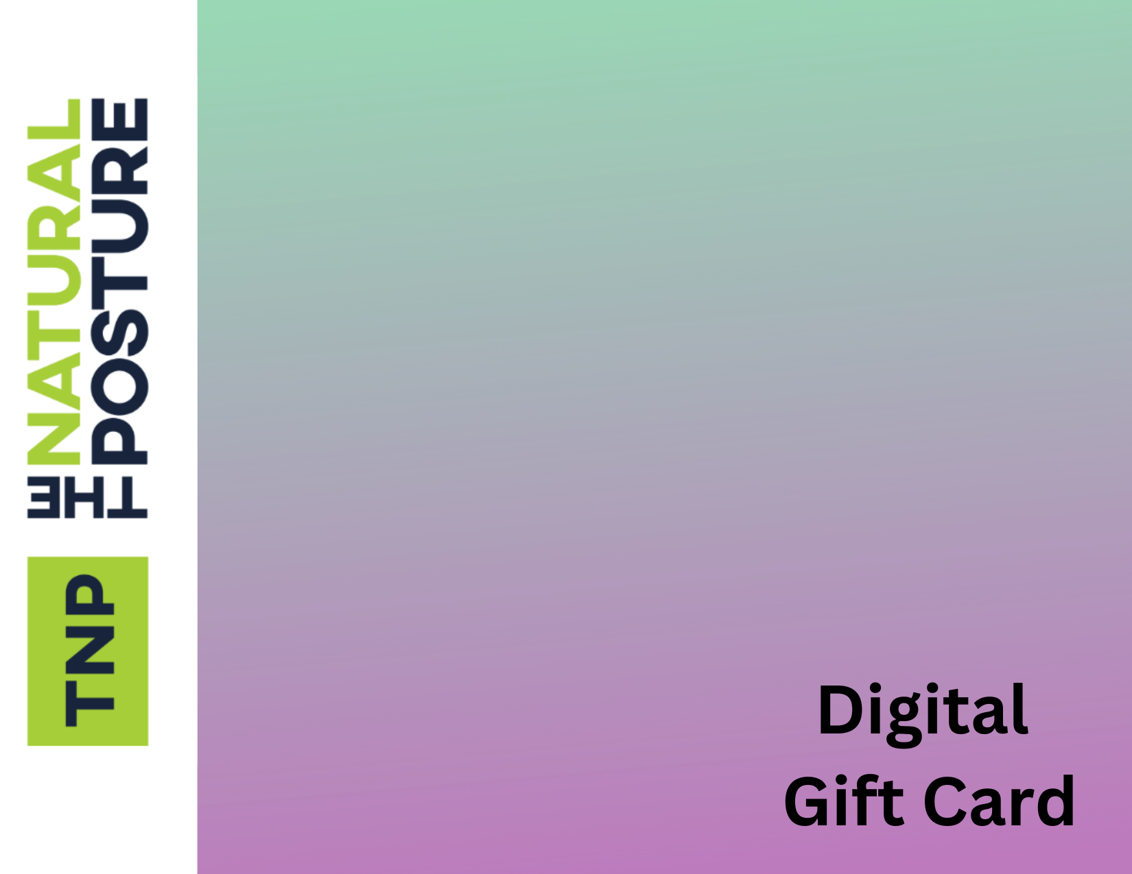 The Natural Posture Gift Card